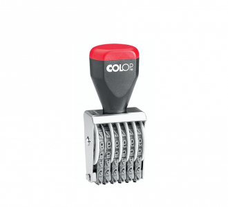 Colop 04006 6 разрядов, 4 мм.